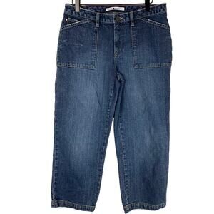 Vintage Y2K Tommy Hilfiger mid rise cropped straight leg utility jeans